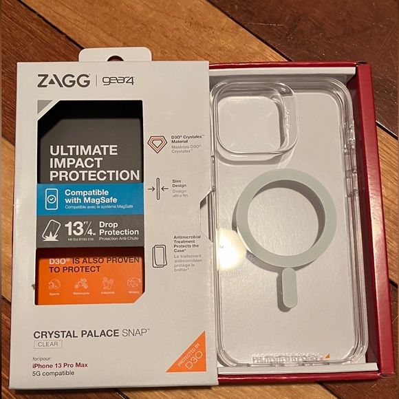 ZAGG clear case protector for IPhone 13. - Picture 1 of 6